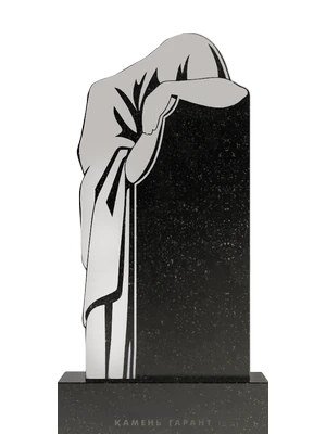 Ангел сошел с небес и скорбит в виде памятника 